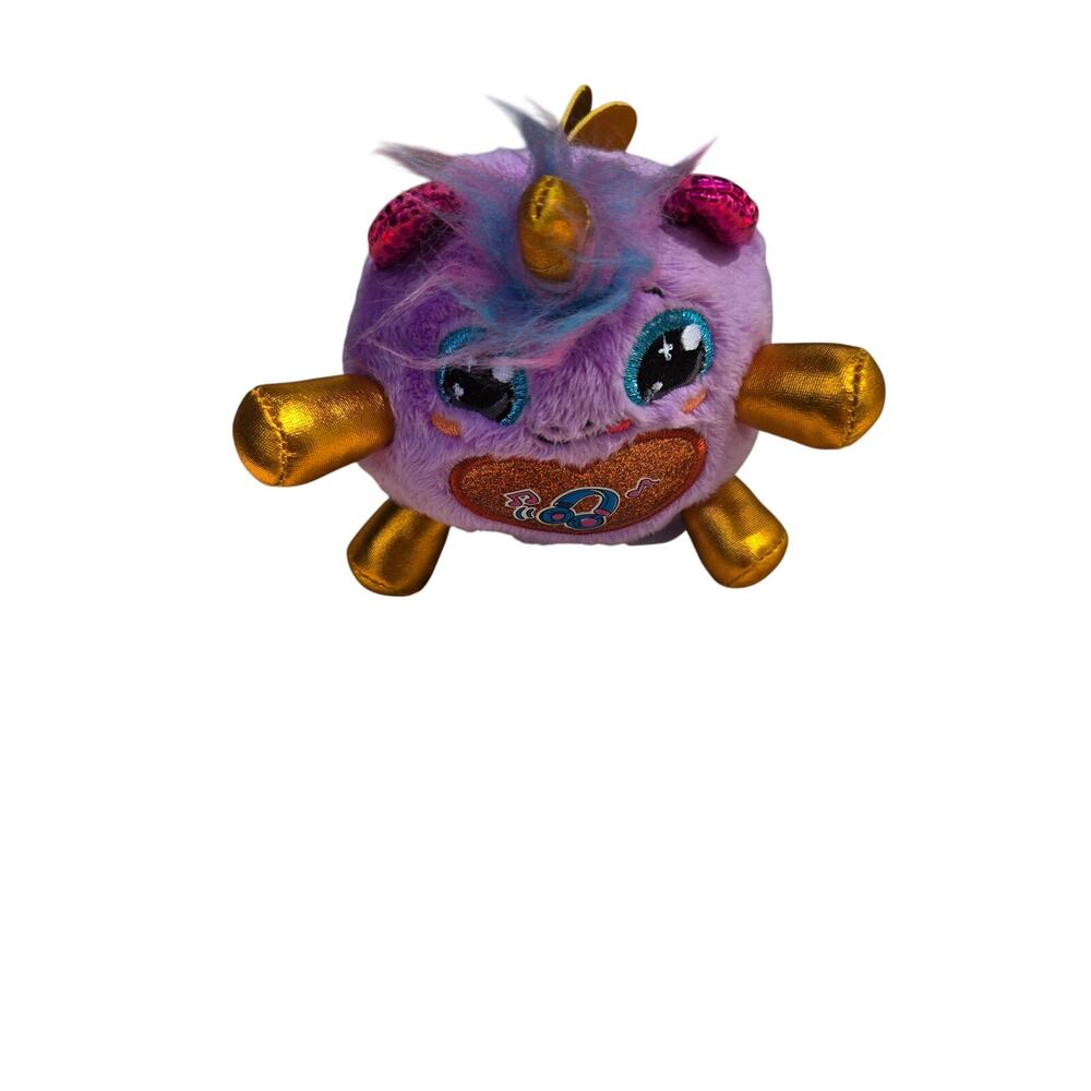 ZURU Rainbocorns Sparkle Heart Surprise Series 2 Purple Music DJ Unicorn Plush
